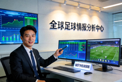 007手机球探网全球足球情报分析场景 - 分析师正在研究赛场数据