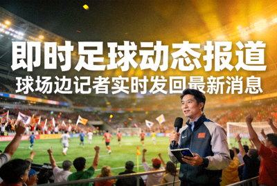 即时足球动态报道 - 球场边记者实时发回最新消息